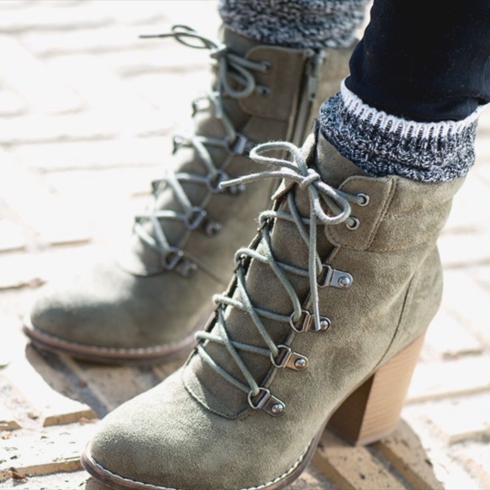 Candie's Lace up Booties